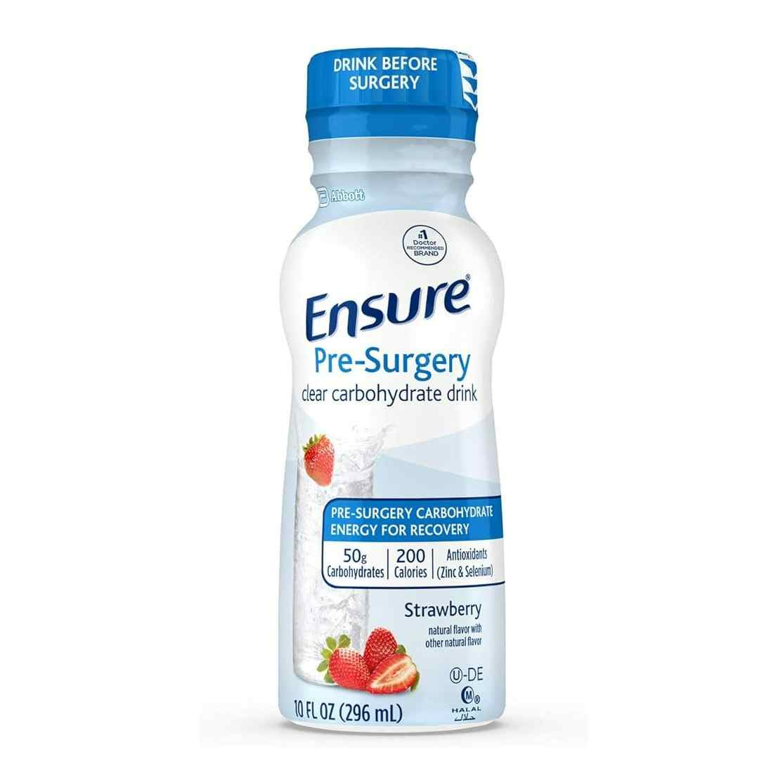 Ensure® Pre-Surgery Clear Carbohydrate Drink, 10 oz, Strawberry