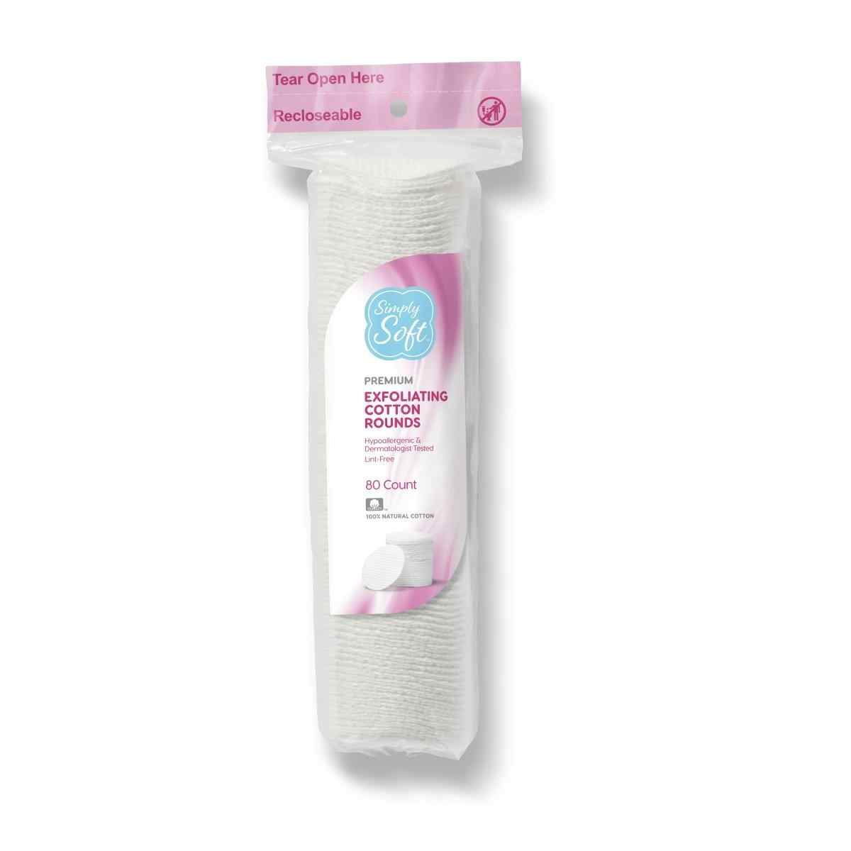 Simply Soft Exfoliating Cotton Rounds