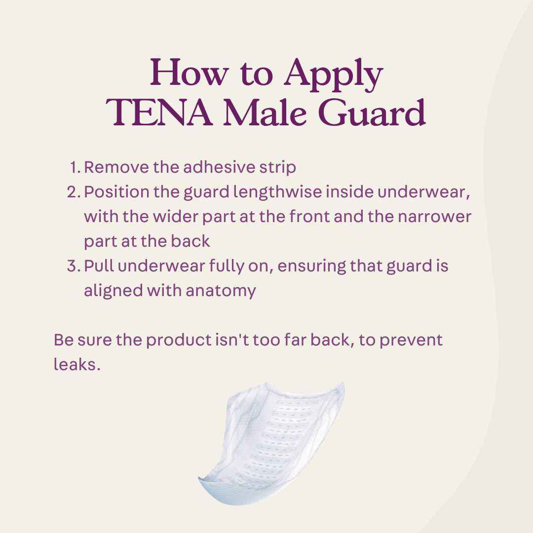 TENA Men Maximum Guard Incontinence Pad for Men, FAB