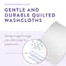 Prevail Quilted Washcloths with Lotion