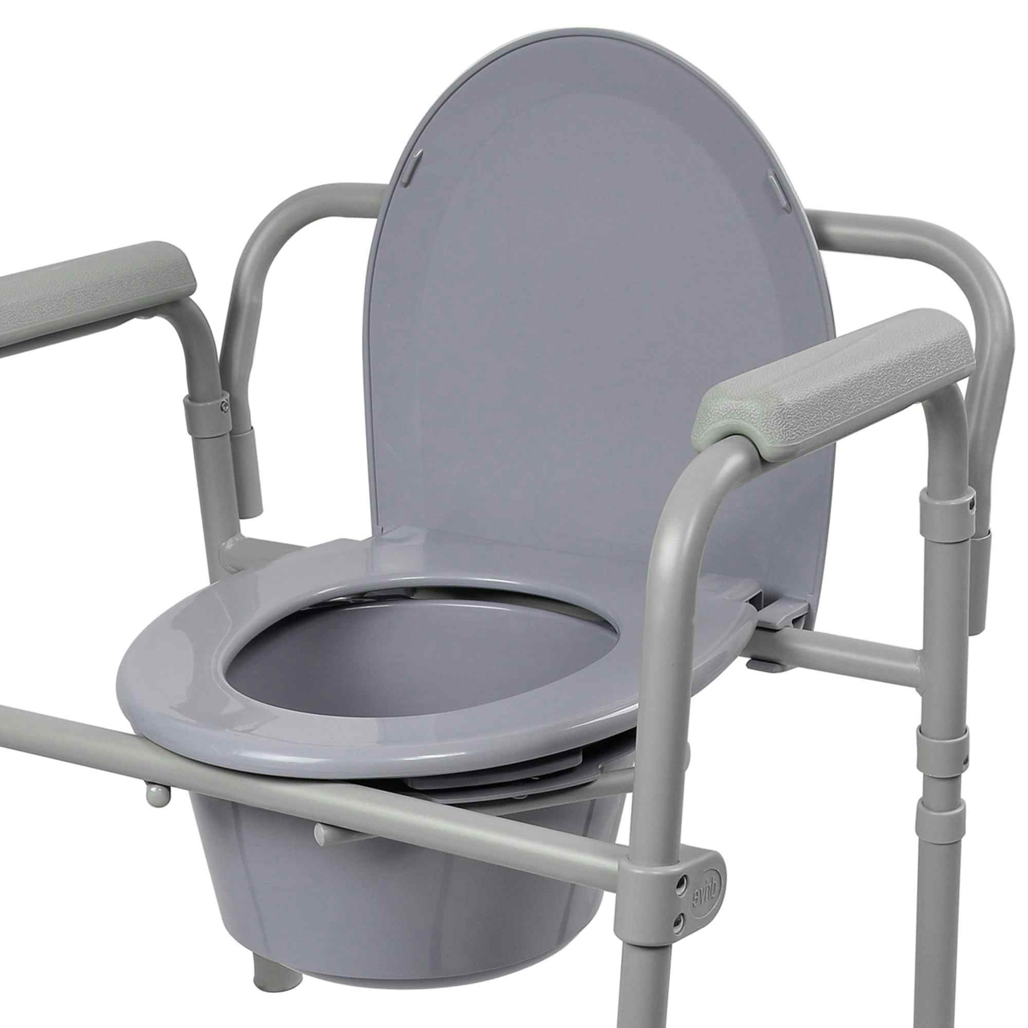 Image of McKesson Commode Chair with Fixed Arm product right