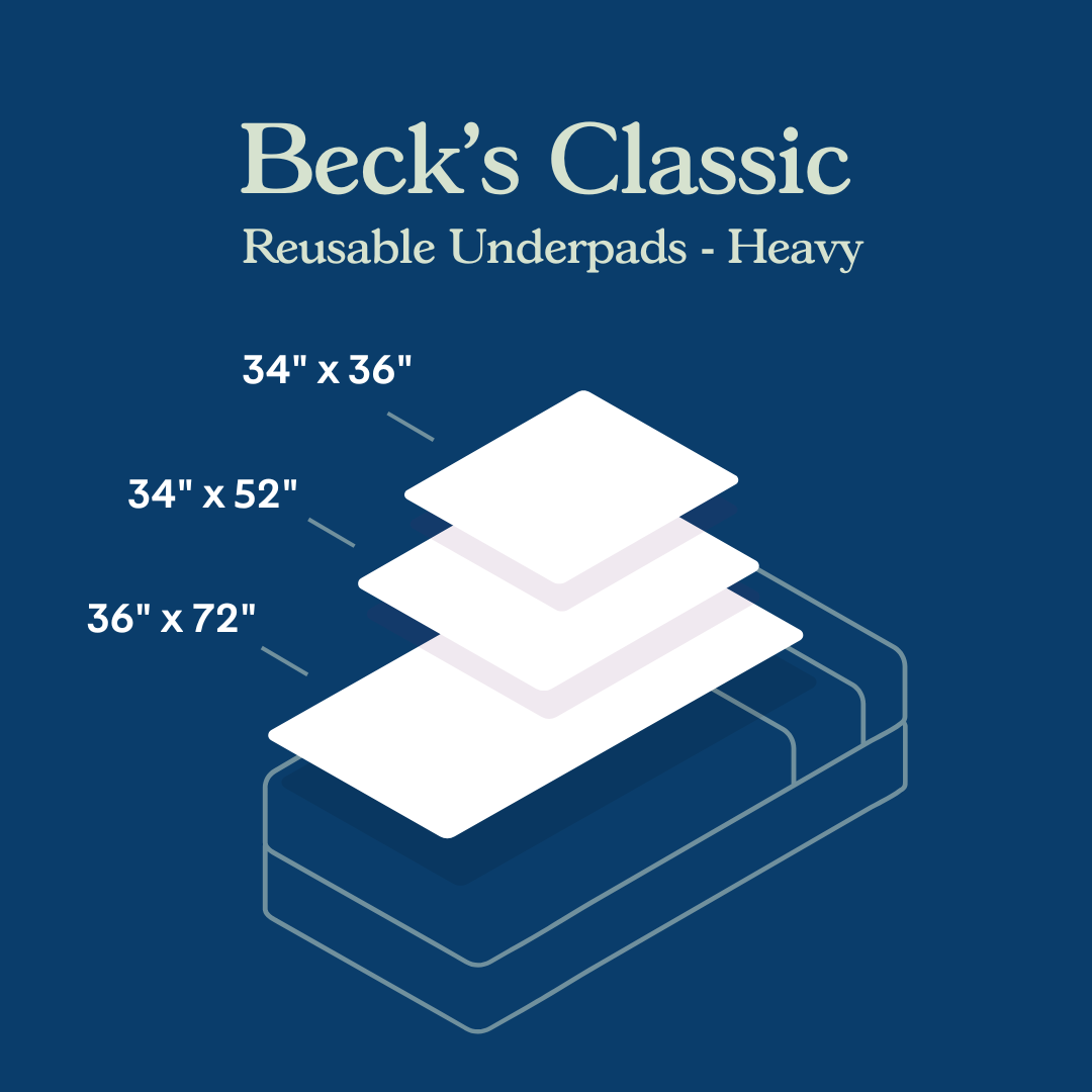 Beck's Classic Reusable Underpads, Heavy