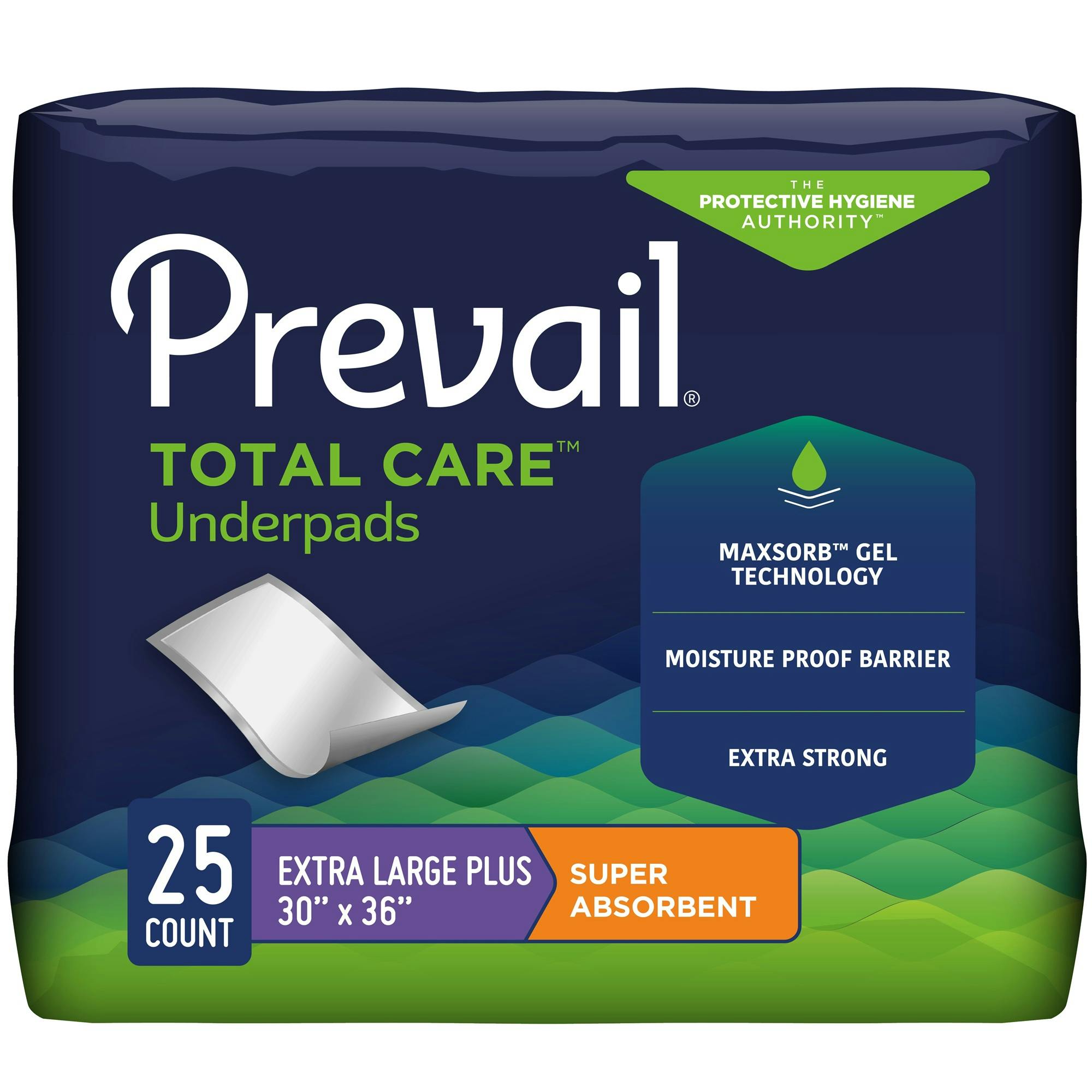 Prevail Underpad 30 x 36 Inches, Heavy