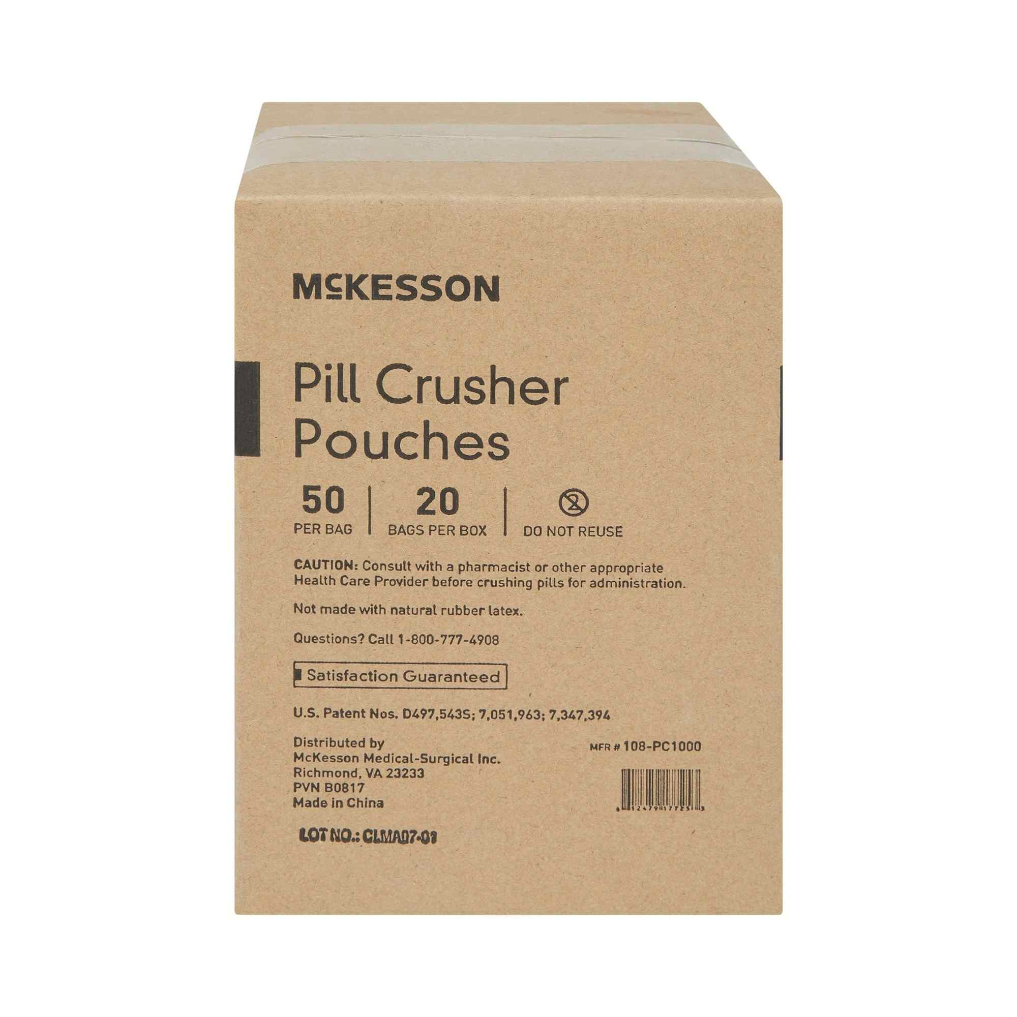 McKesson Pill Crusher Pouch