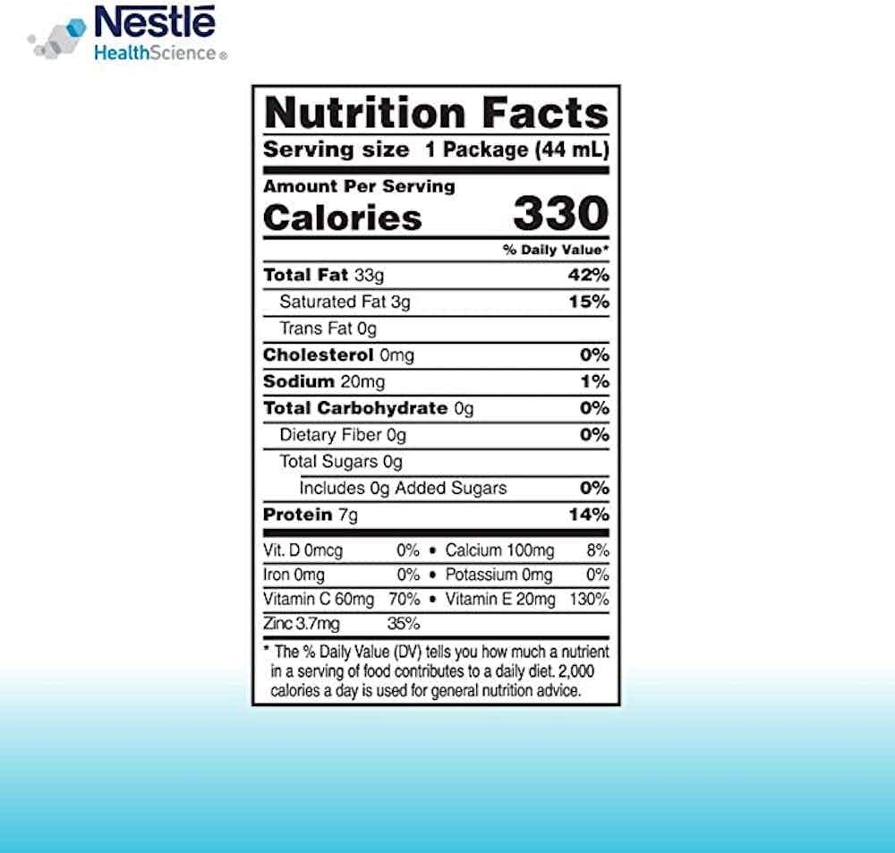 Benecalorie Calorie and Protein Food Enhancer, nutrition facts