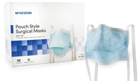 McKesson Pouch Style Surgical Masks