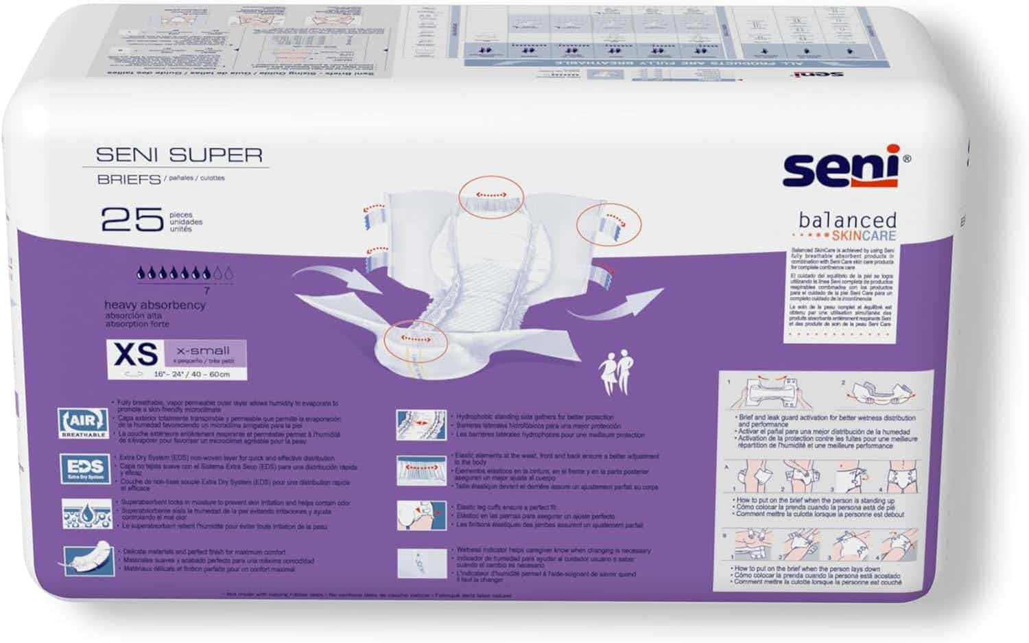Seni Super Adult Diapers with Tabs