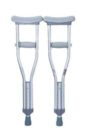 McKesson Underarm Crutches, Child up to 150 lbs