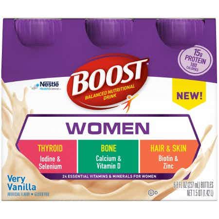 Package of Very Vanilla Boost Women Ready to Use Oral Supplement