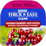 Thick & Easy Ready to Use Thickened Beverage, Cranberry Juice Cocktail Flavor, 4 oz., Portion Cup