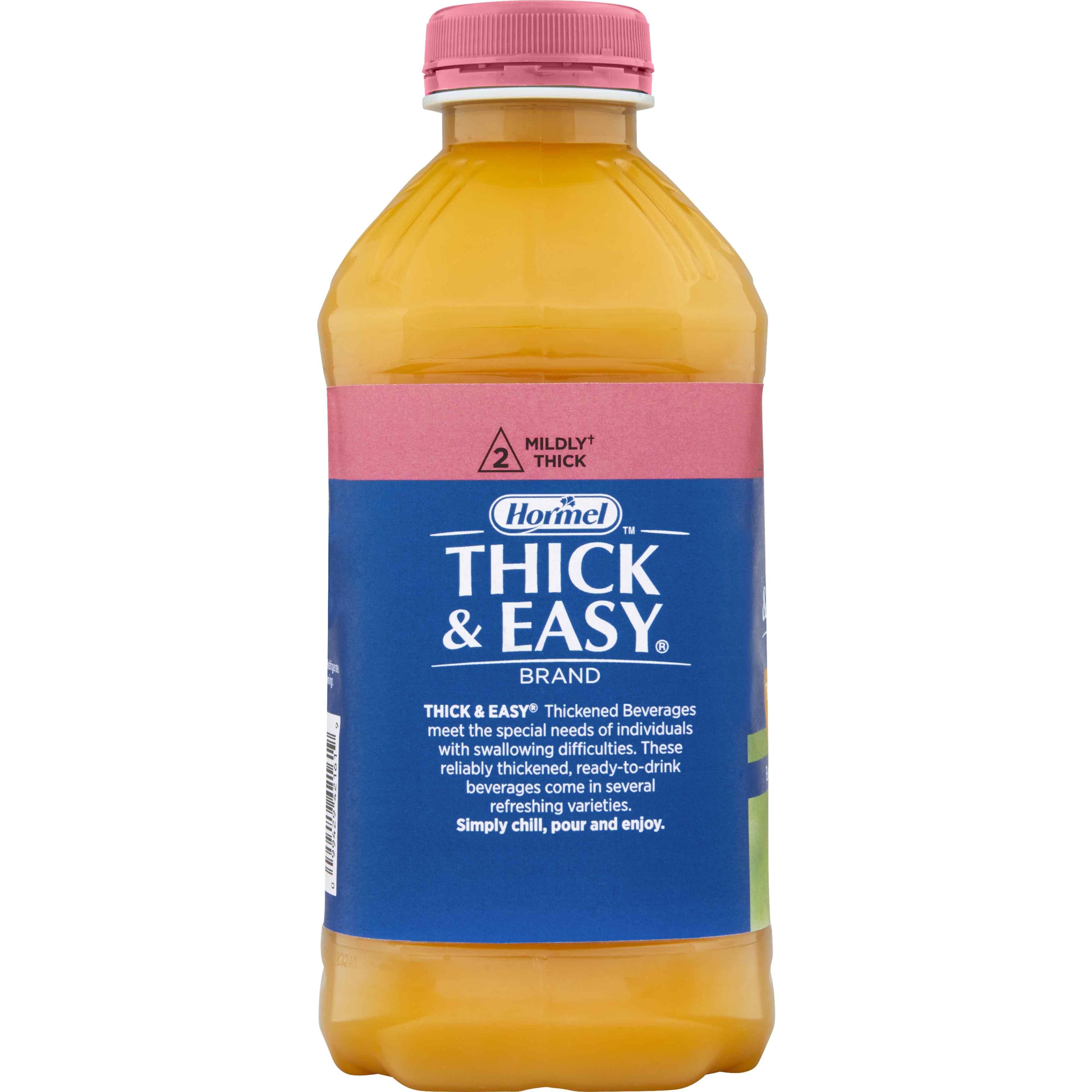 Thick & Easy Ready to Use Thickened Beverage, Orange Juice Flavor, 46 oz., Bottle