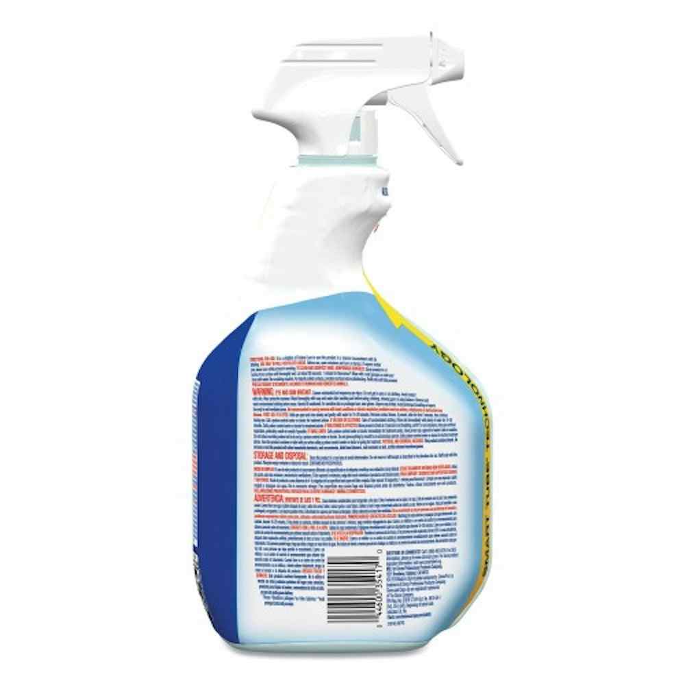 Image of Clorox Clean-Up with Bleach Surface Disinfectant packaging back