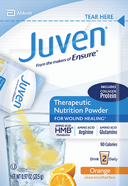 Juven Arginine/Glutamine Supplement Powder, Orange Flavor, 1.02 oz., Individual Packet