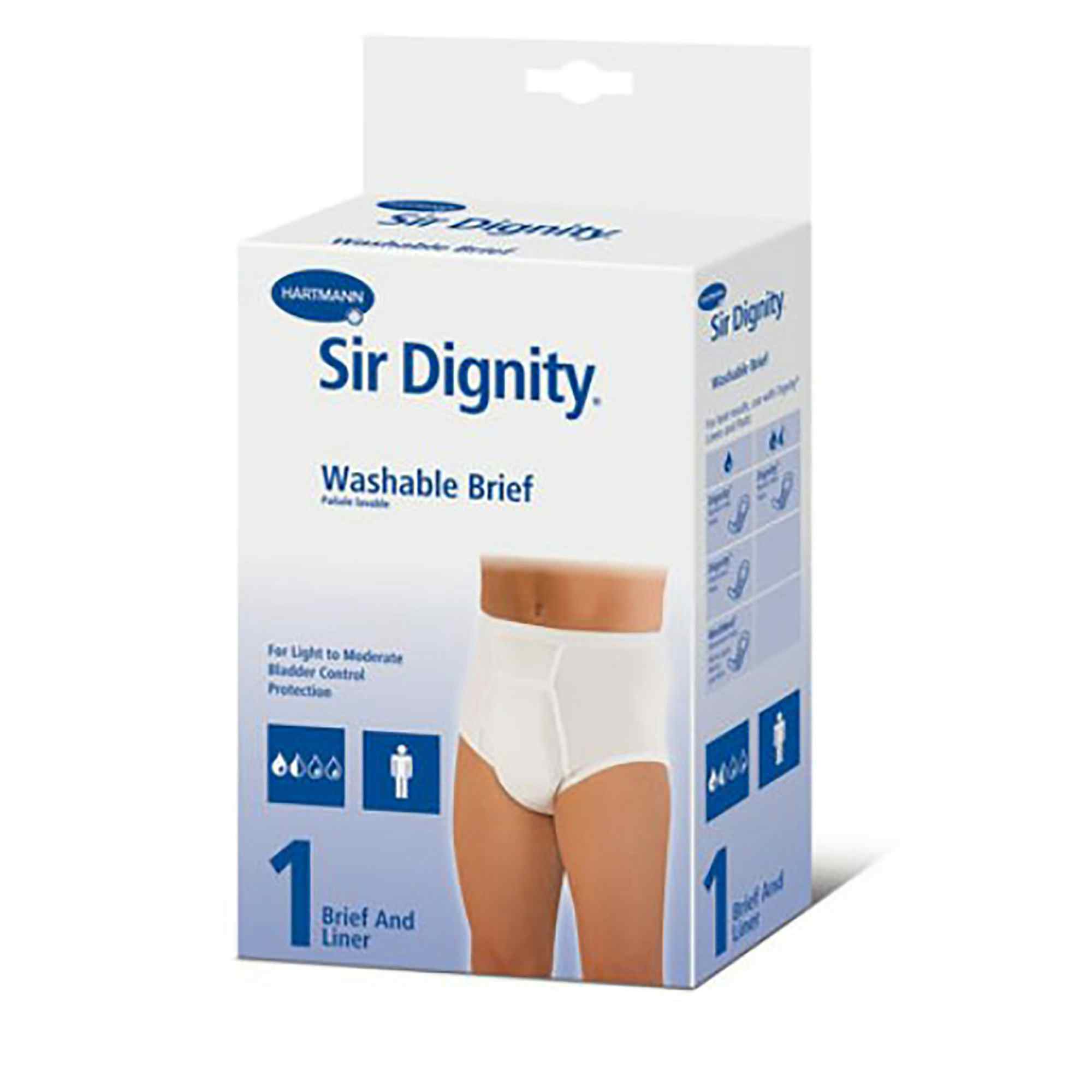 Sir Dignity Male Pull On Reusable Protective Underwear with Liner, 40212, Medium (34-36") - 1 Each
