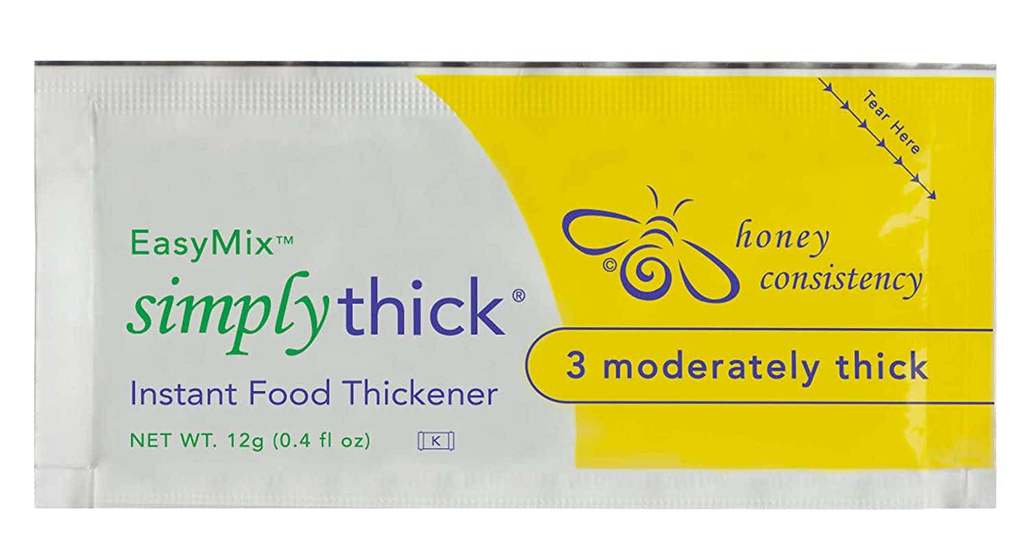 SimplyThick Easy Mix Instant Food Thickener, Packet, 12 gram, Unflavored