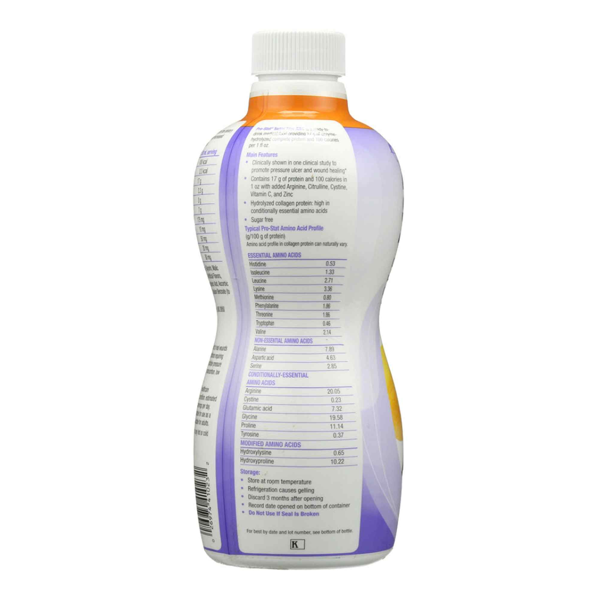 Nutricia Pro-Stat Sugar Free AWC Complete Liquid Protien, Bottle, 30 oz., Citrus Splash, 78383, 1 Bottle