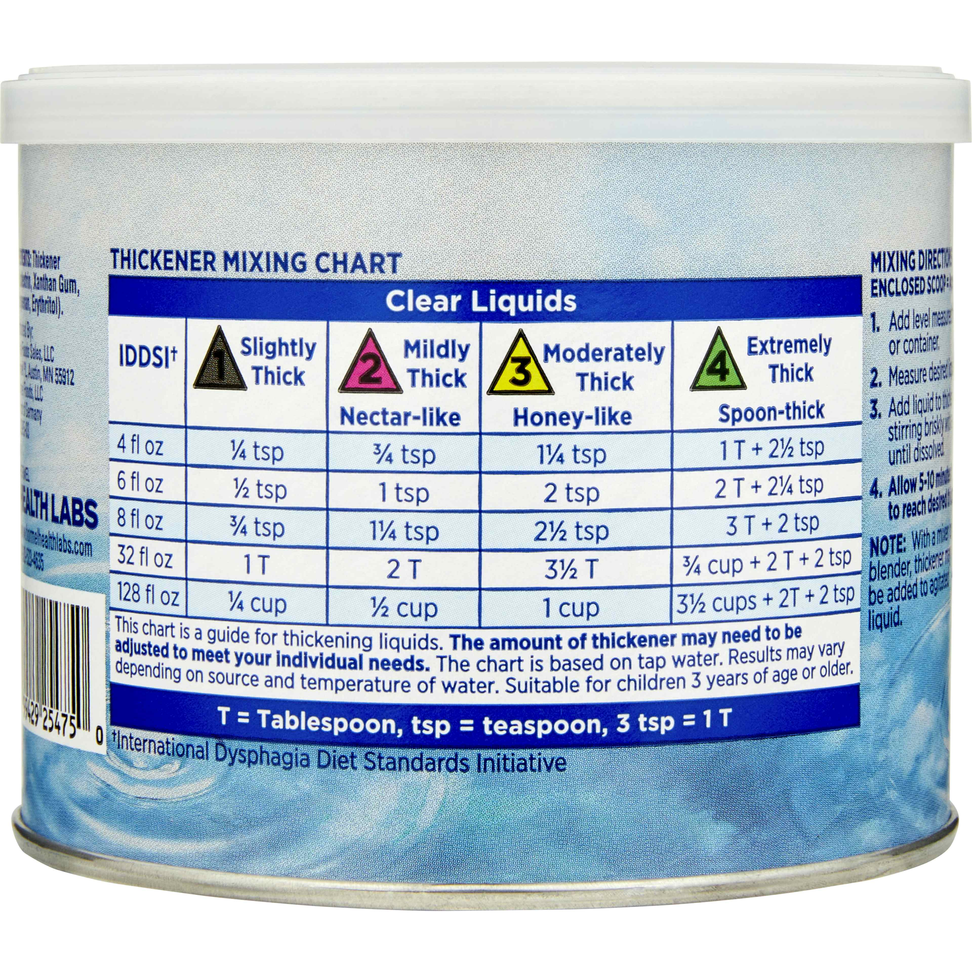 Thick & Easy Clear Food and Beverage Thickener, 4.4 oz. Canister