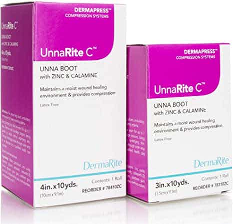 UnnaRite C Unna Boot with Calamine and Zinc Oxide, 4 Inch x 10 Yard