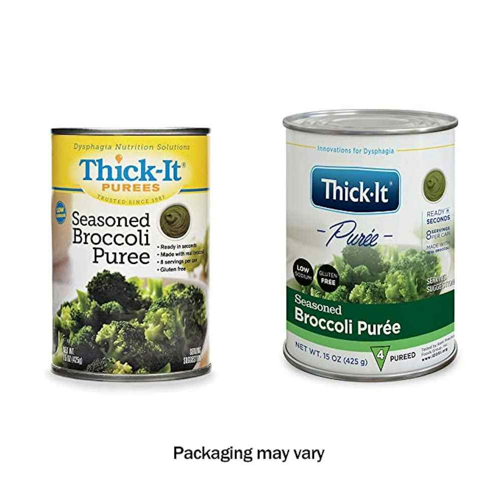 Thick-It Purees Seasoned Broccoli Puree, 15 oz., H319-F8800, 1 Each (NEW VS. OLD)