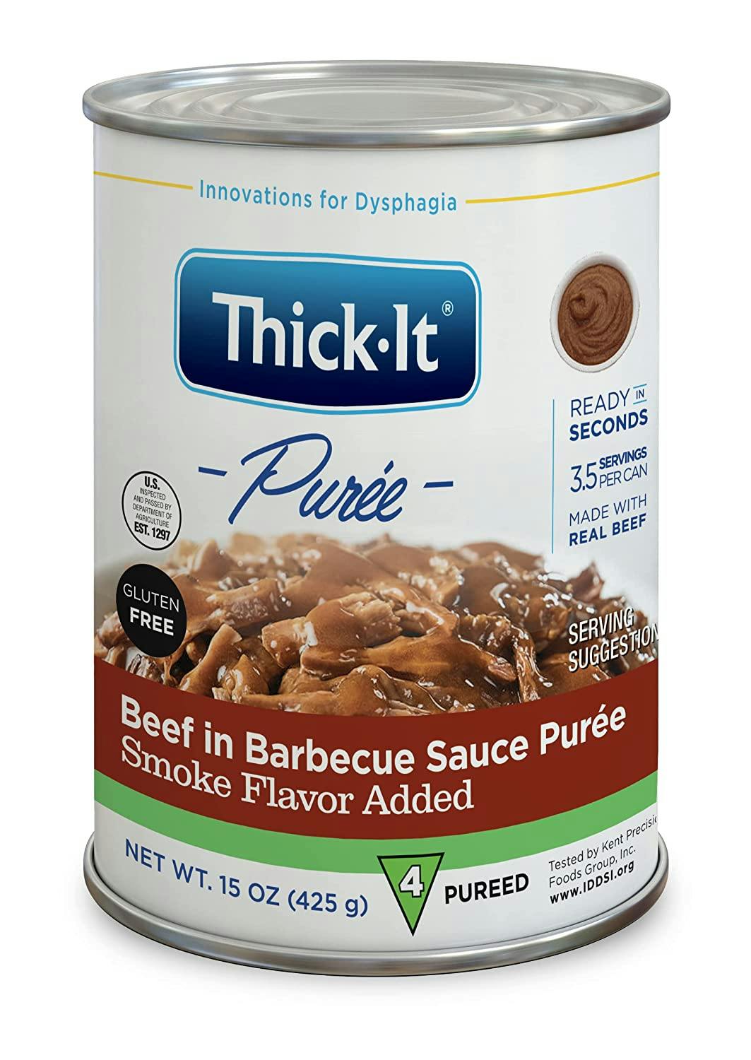 Thick-It Purees Beef in BBQ Sauce Puree, 15 oz., H309-F8800, 1 Each