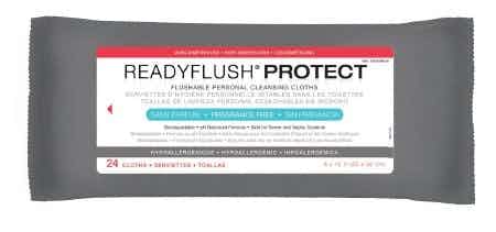 ReadyFlush Protect Flushable Personal Cleaning Cloths, MSC263811, Case of 576 (24 Packs)