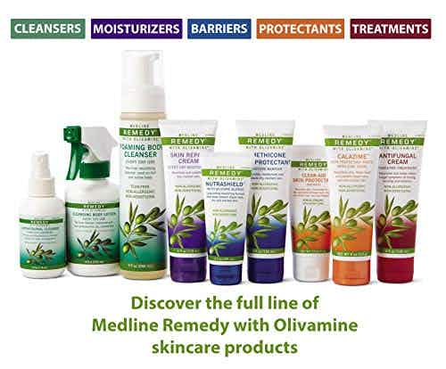 Medline Remedy with Olivamine Nutrashield Skin Protectant, 4 oz.