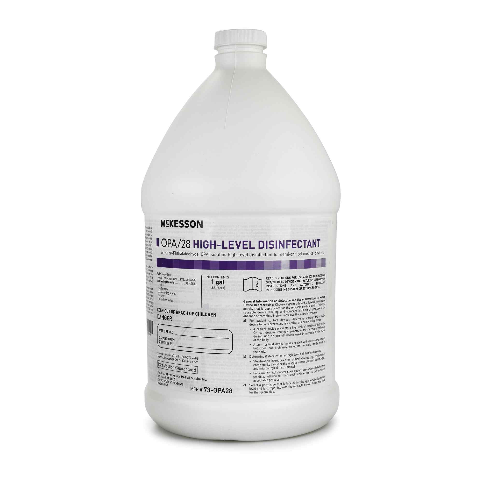 OPA High-Level Disinfectant Solution