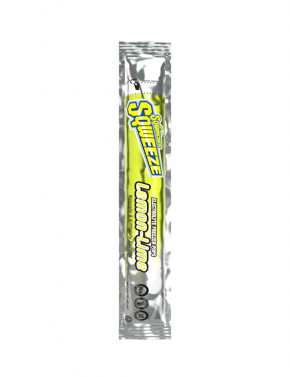 Sqwincher Squeeze Electrolyte Freezer Pops, Assorted Flavors, 3 oz., X352-W7600, Case of 150 (15 Bags)