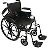 PMI ProBasics K1 Standard Wheelchair, Lightweight, Flip-Back Armrest, WC12016DS, 20" - 1 Each