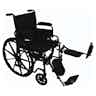 PMI ProBasics K1 Standard Wheelchair, Flip-Back Desk Arms, Elevating Legrests, WC11616DE, 16" - 1 Each