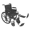 PMI ProBasics K1 Standard Wheelchair, Flip-Back Desk Arms, Elevating Legrests, WC12016DE, 20" - 1 Each