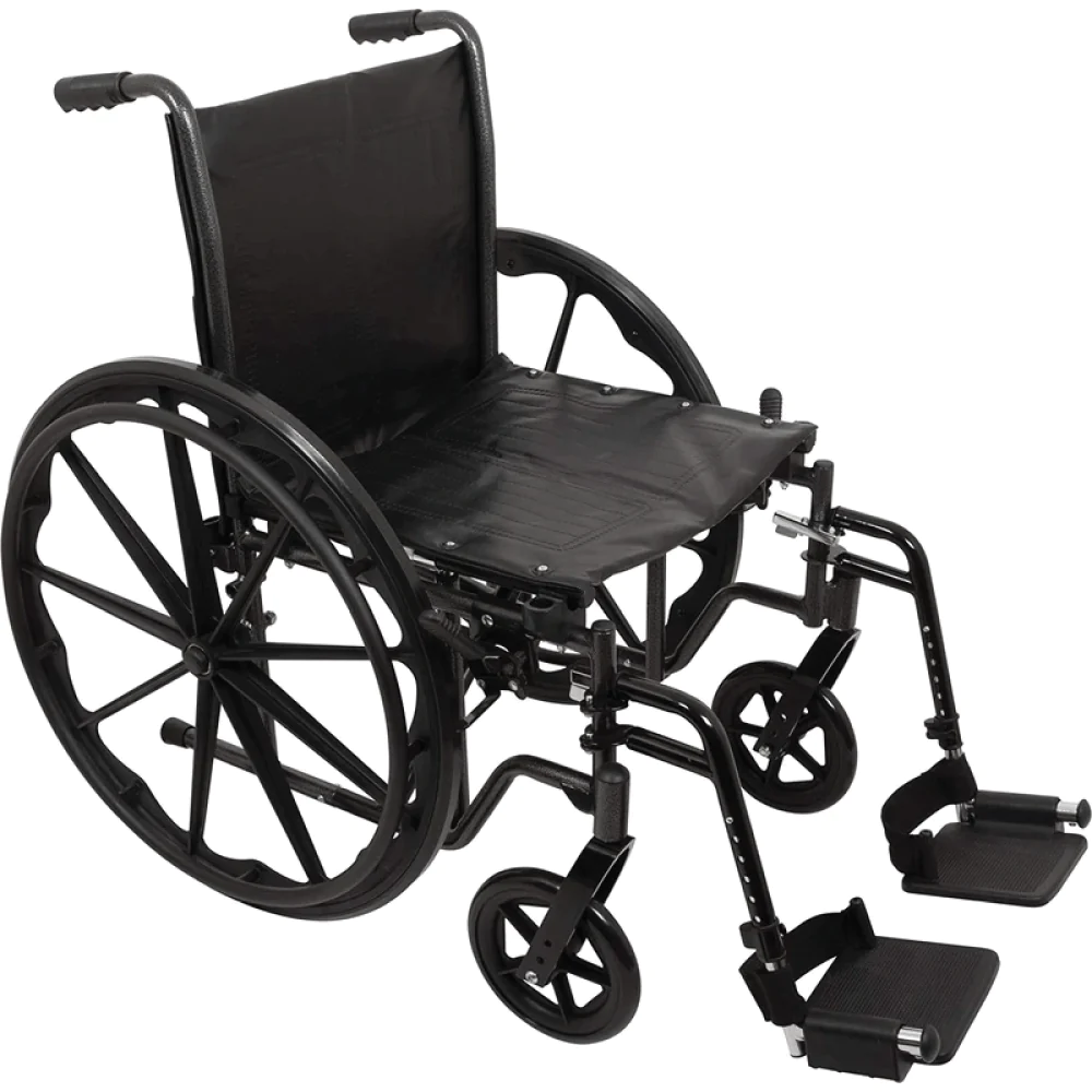 PMI ProBasics K2 Standard Hemi Wheelchair, Flip Back Arms, WC21816DS, 18" - 1 Each