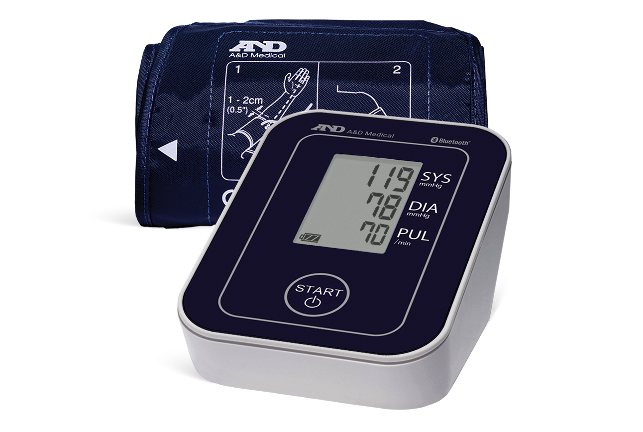 A&D Medical Bluetooth Blood Pressure Monitor, UA-651BLE, 1 Each