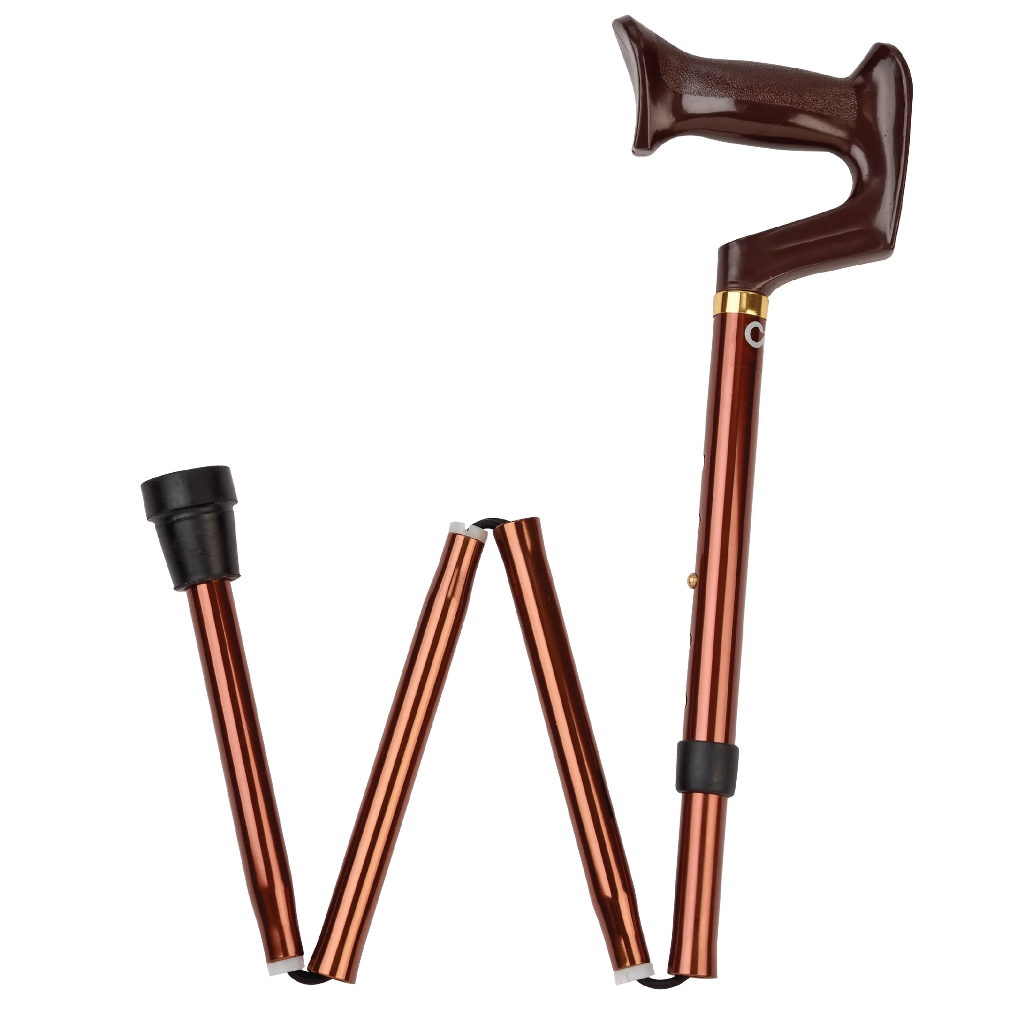 Carex Folding Cane with Adjustable York Handle, A746-00, 1 Each