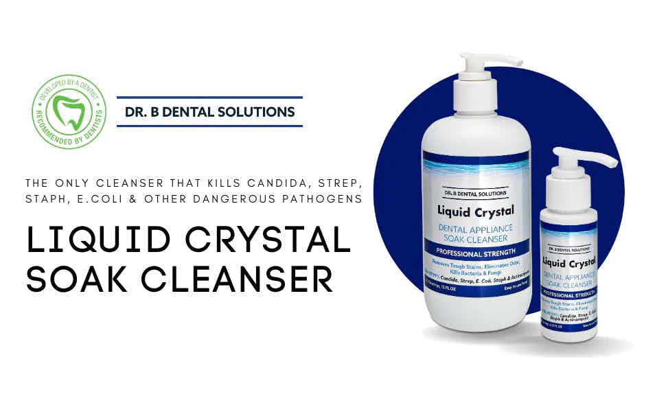 Dr. Berland's Cleanadent Liquid Crystals Denture Cleanser, CC-002, 1 Each