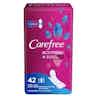 Carefree Acti-Fresh Panty Liner, Unscented, Long, 06986, Pack of 42