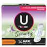 U by Kotex Security Ultra Thin Pads, Overnight Absorbency, 46595, Case of 112