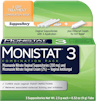 Monistat 3-Day Treatment Vaginal Cream, 363736044357, Combination Pack Suppositories - 1 Each