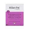The Honey Pot Organic Cotton Tampons, Regular Absorbency, 8513, Case of 216 (12 Boxes)