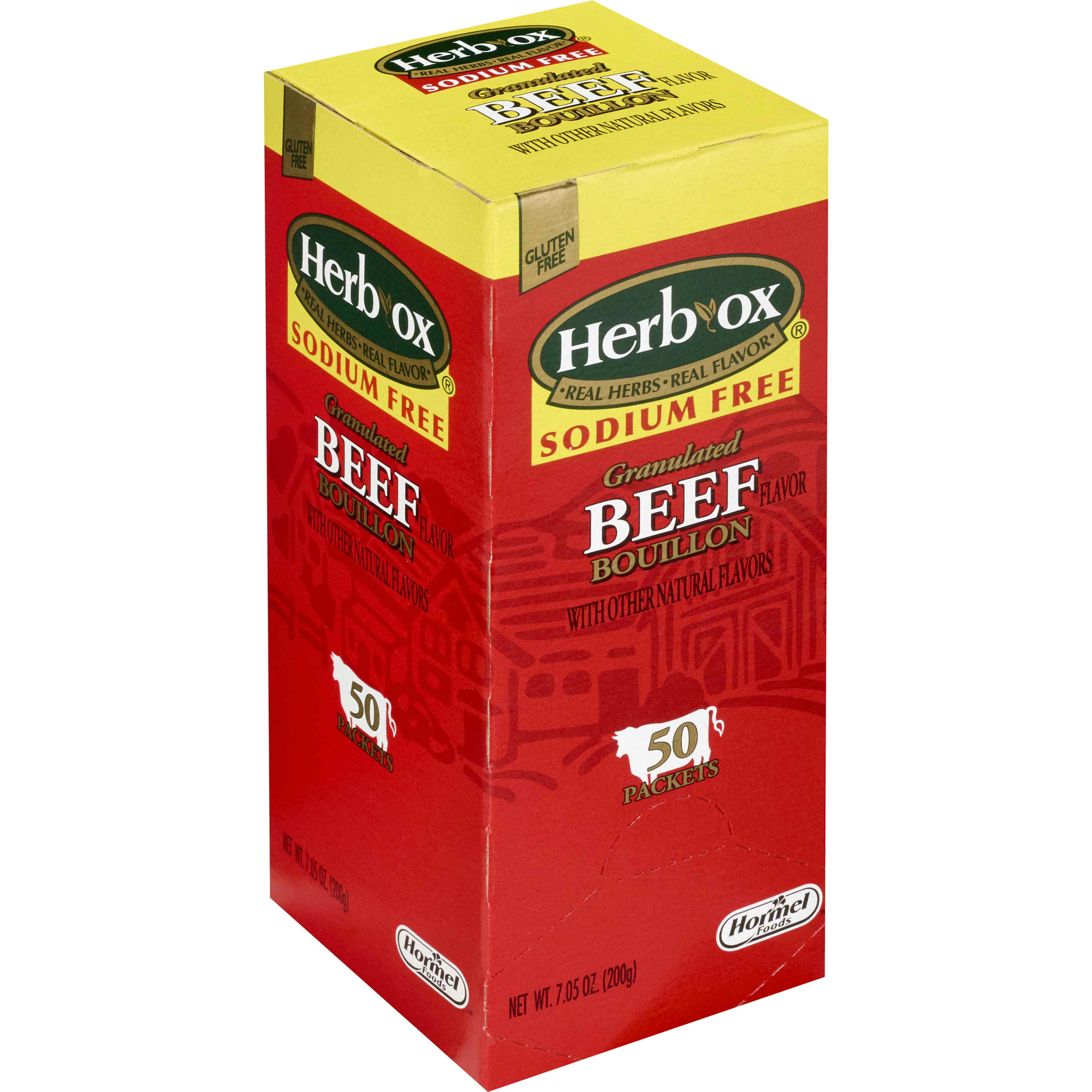 Herb-Ox Beef Flavor Bouillon Instant Broth, Sodium Free