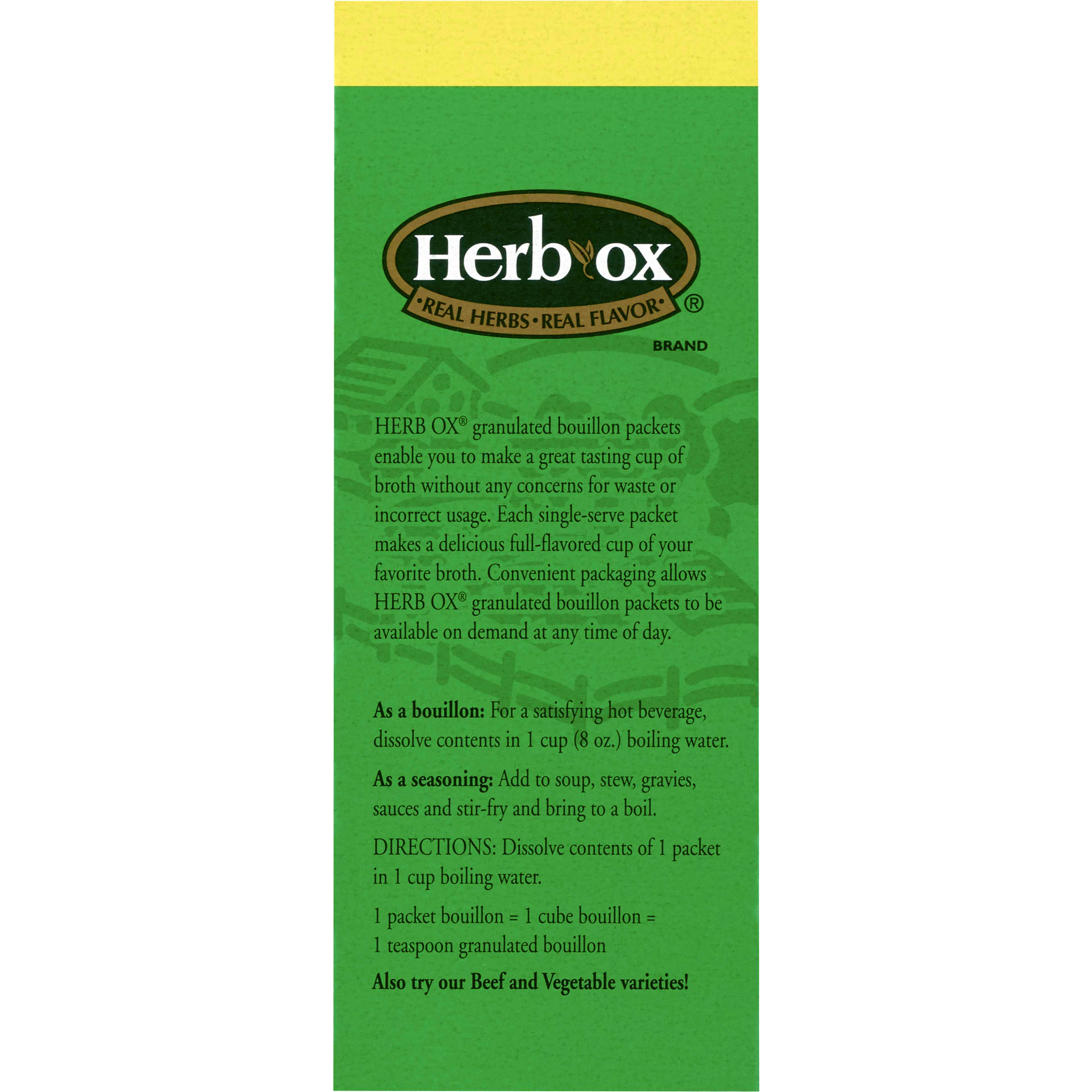 Herb-Ox Chicken Flavor Bouillon Instant Broth, Sodium Free