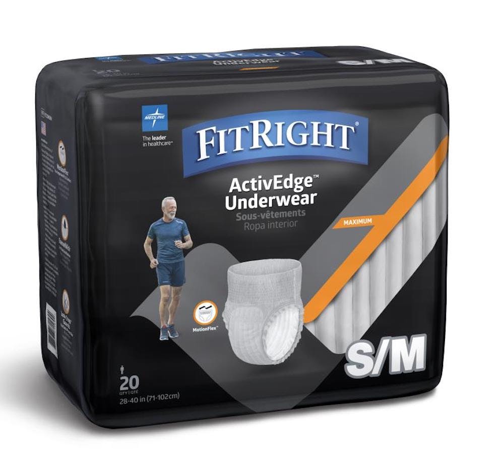 FitRight Ultra Incontinence Pull Up Underwear for Men, Heavy Absorbency