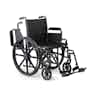 Medline K1 Wheelchair, Swing Back Desk-Length Arms, Swing-Away Foot Rests, Vinyl , K1166V22S, 16" - 1 Each