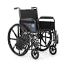 Medline K1 Wheelchair, Full-Length Arms, Elevating Leg Rests, Vinyl, 18", K1186V11E, 1 Each