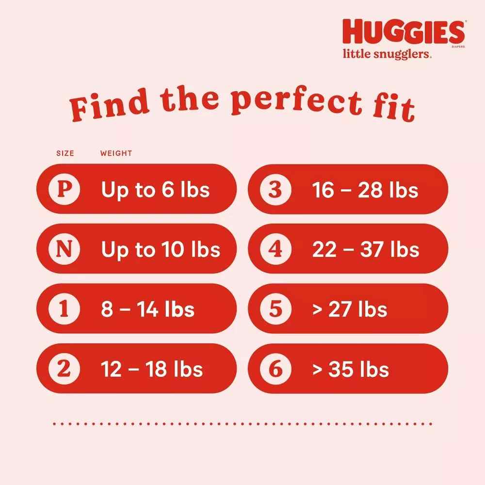 Huggies Little Snugglers Baby Diapers with Tabs, Moderate Absorbency
