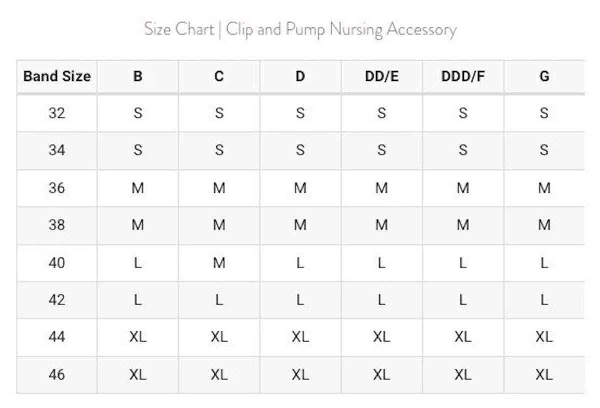 Clip and Pump Hands-Free Nursing Bra Accessory