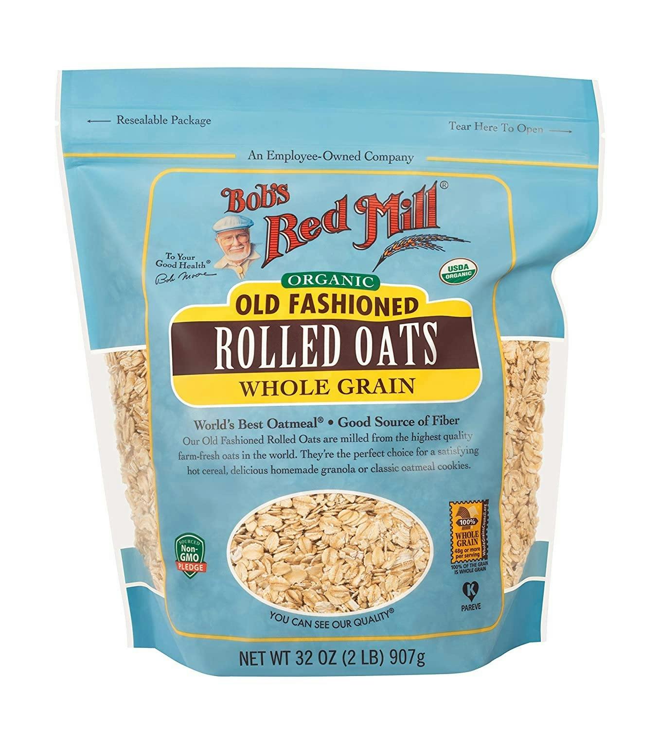 Bob's Red Mill Organic Whole Grain Old Fashioned Oats