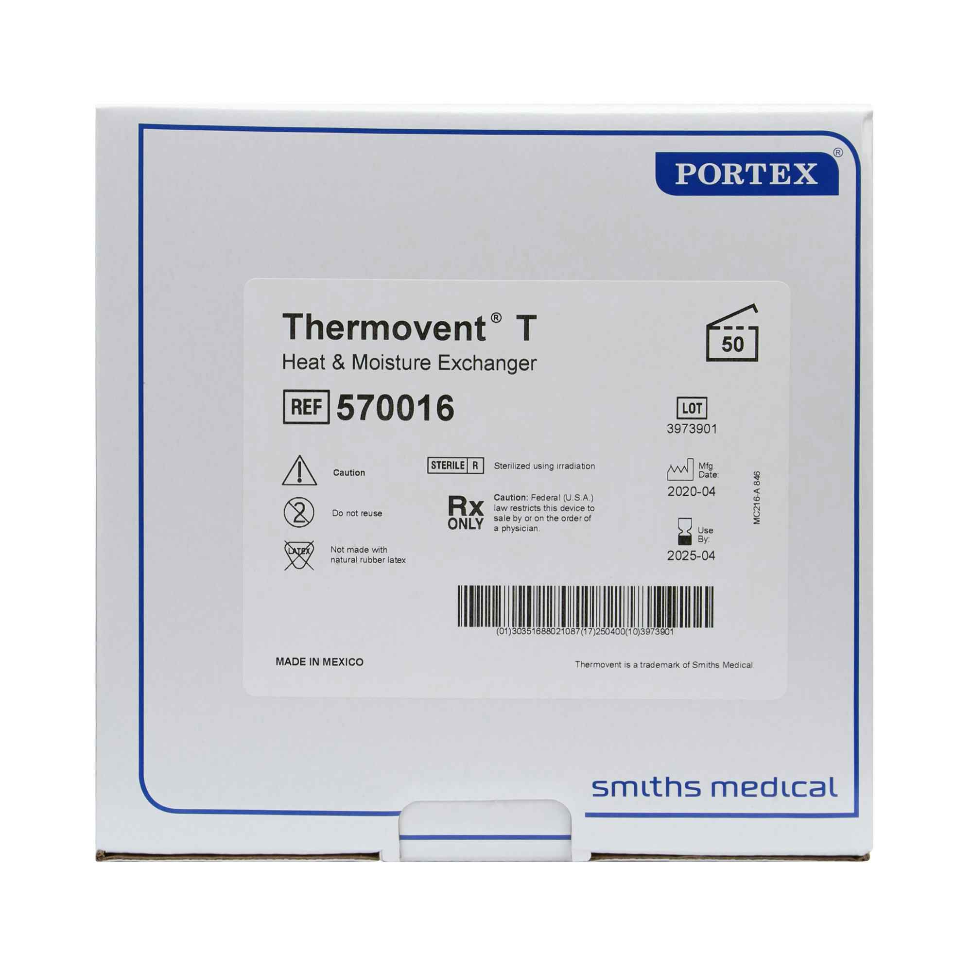 Thermovent T Heat and Moisture Exchanger