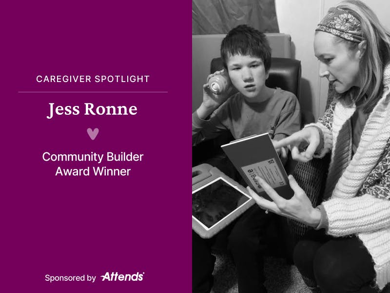 Carewell Community Builder Award: Jess Ronne (Jess Pluss the Mess), Founder of The Lucas Project